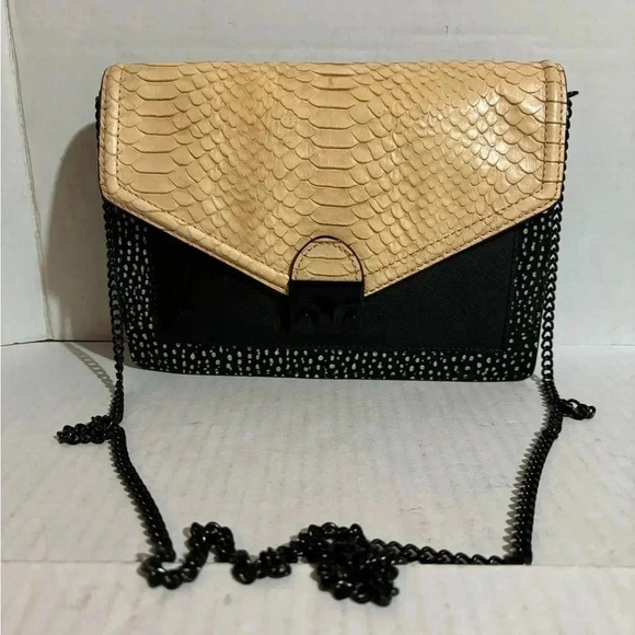 Loefffler Randall python embossed leather crossbody handbag - Picture 9 of 11